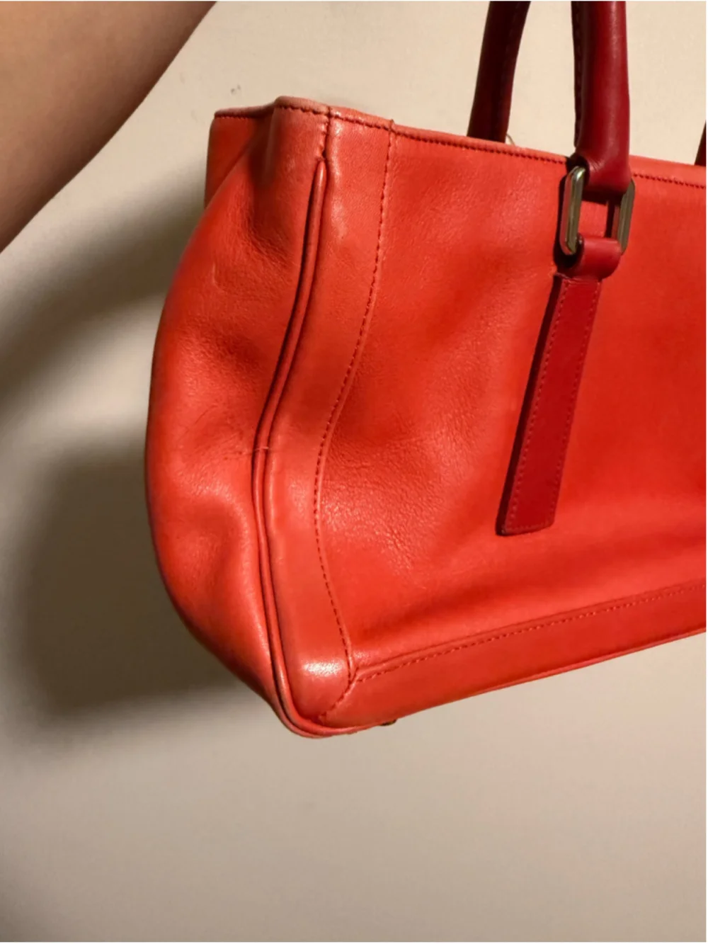 Coach Vintage Bonnie Satchel Handbag Burnt Red
